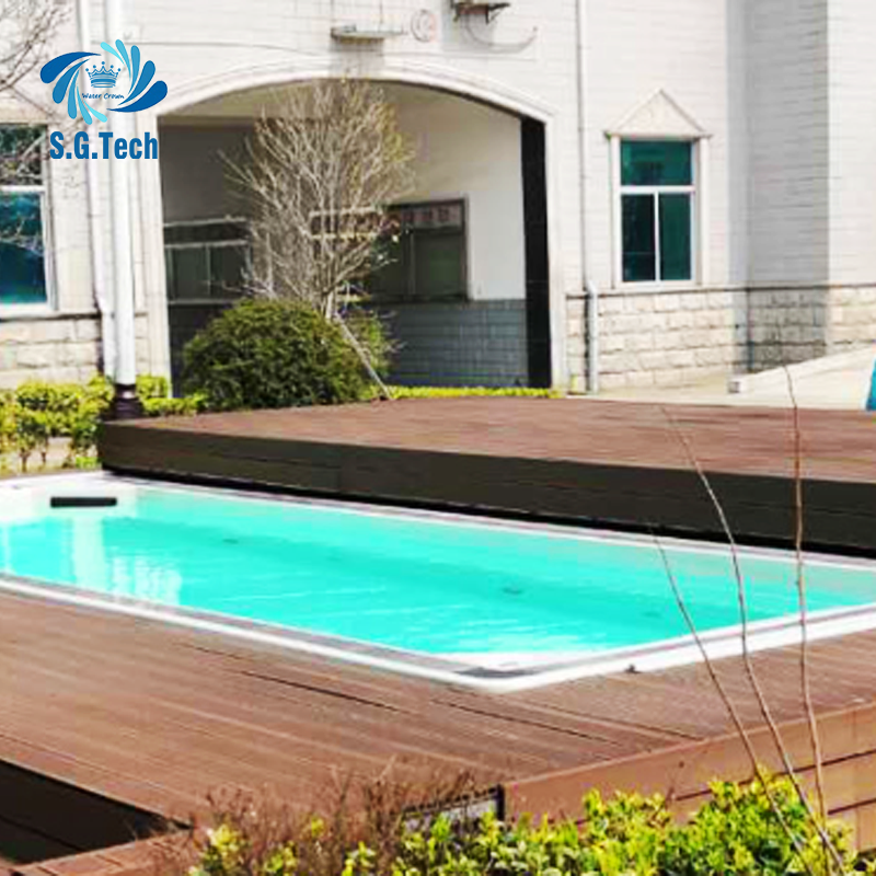 Automatic Pool Cover Electrically Driven Smart Protection