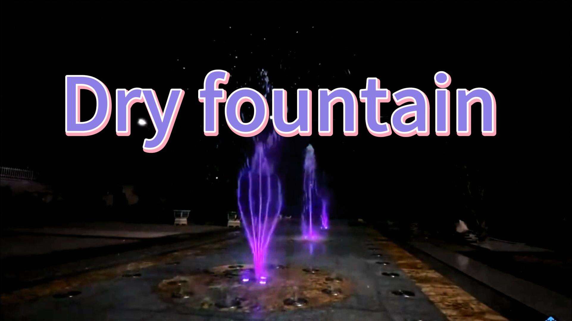 Современный красивый уличный сухой водяной фонтан с движущимся квадратным дизайном освещения DMX, оптовая продажа доступна