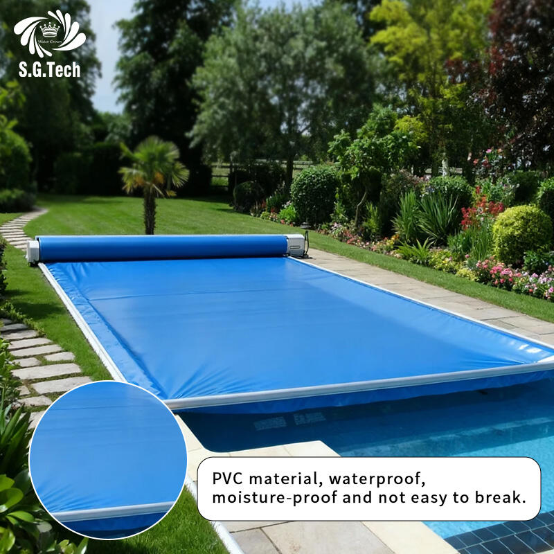 Durable & Safe: Water Crown's PVC Pool Cover Integrates a Hydraulic Control System for Reliable and Sturdy Operation