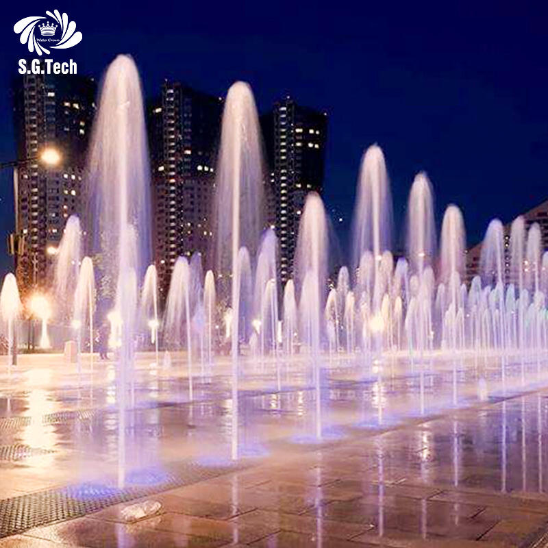 Water Crown Fun Adult & Children's Play Area Dry Fountain for Hotels Amusement Parks & Cultural Squares