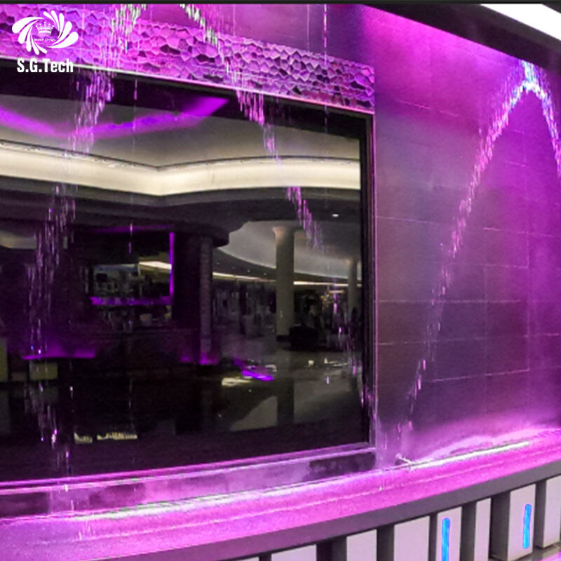 Дизайн водяних завіс для ландшафту: новий вибір для садів та парків — безпосередні продажі з фабрики цифрових водяних завіс з рамкою з нержавіючої сталі, індивідуальне виготовлення для зовнішнього використання, вражаючий ефект