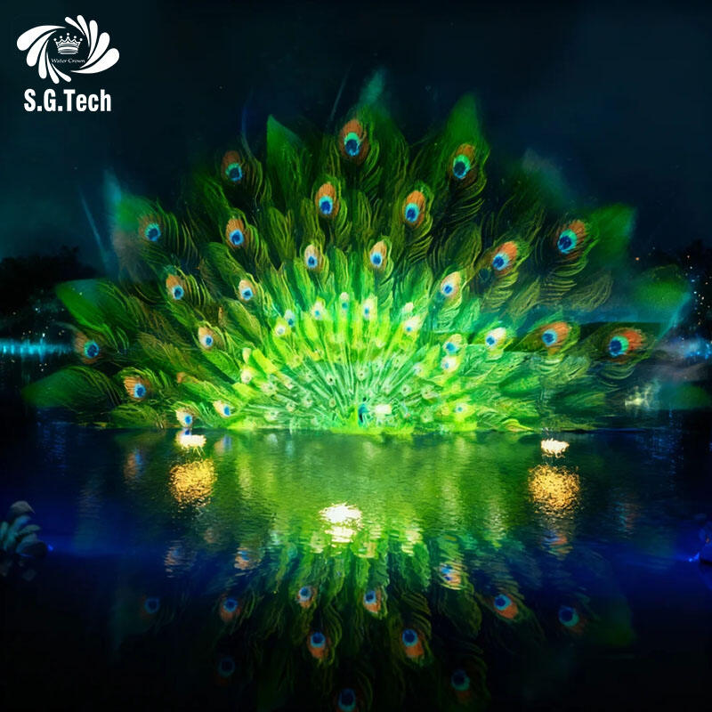 Oprema za projekciju vodenih ekrana za parkove, jezera i događaje s velikim ekranom i zapanjujućom vizualnom predstavom