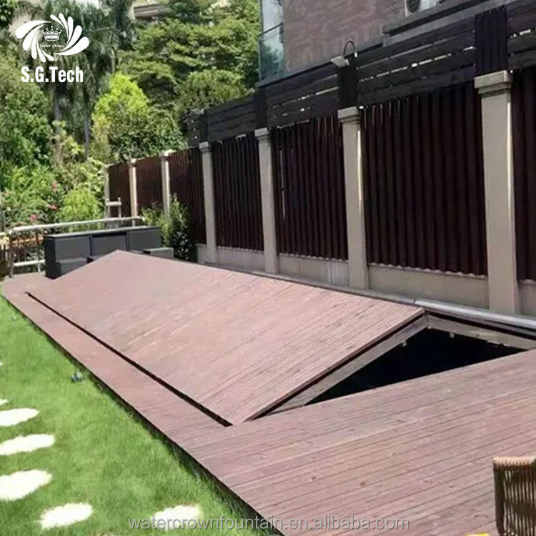 Folding Pool Cover Flexible Solution for Irregular Pools