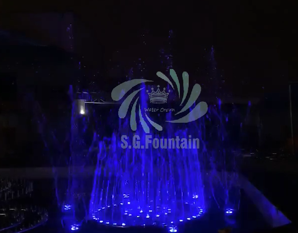 Modern Customized Size Water Crown Music Fountain Outdoor and Garden Use