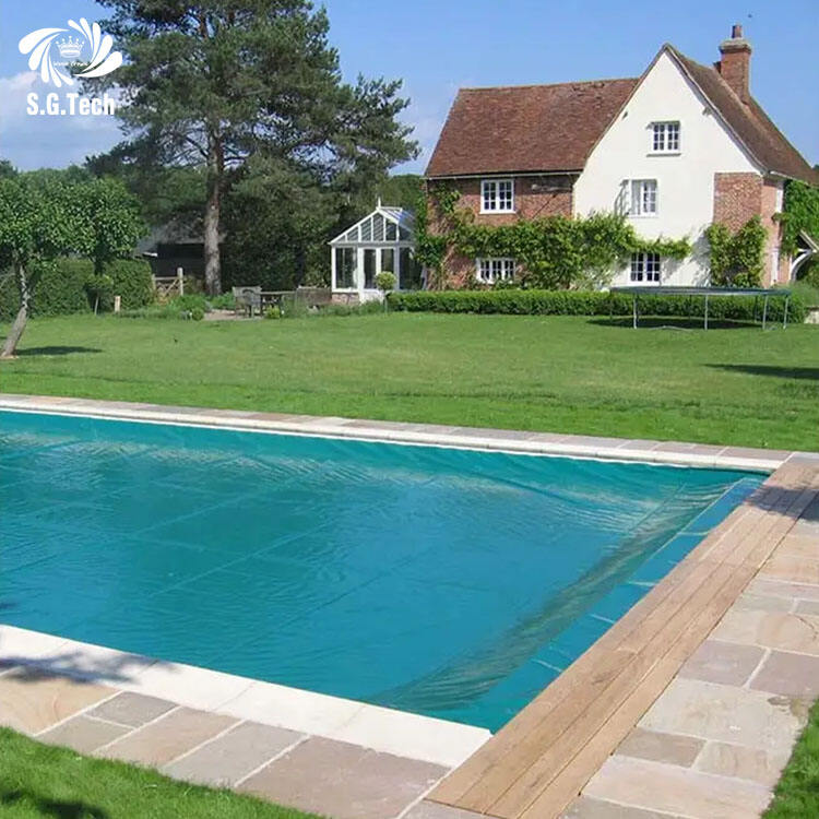 Tampa Elétrica Totalmente Automática em PVC Personalizada de Alta Gama Guangdong Water Crown para Piscina Externa Acessórios Impermeáveis para Piscina