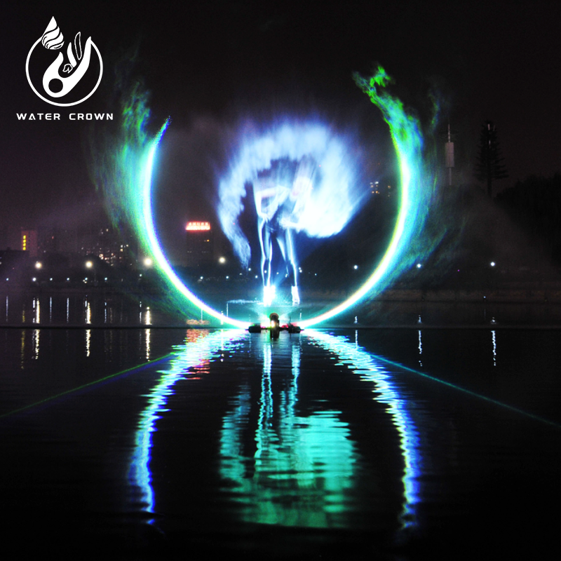 3D Indoor and Outdoor Custom Movie Water Curtain Projector Fog Screen Water Movie Show