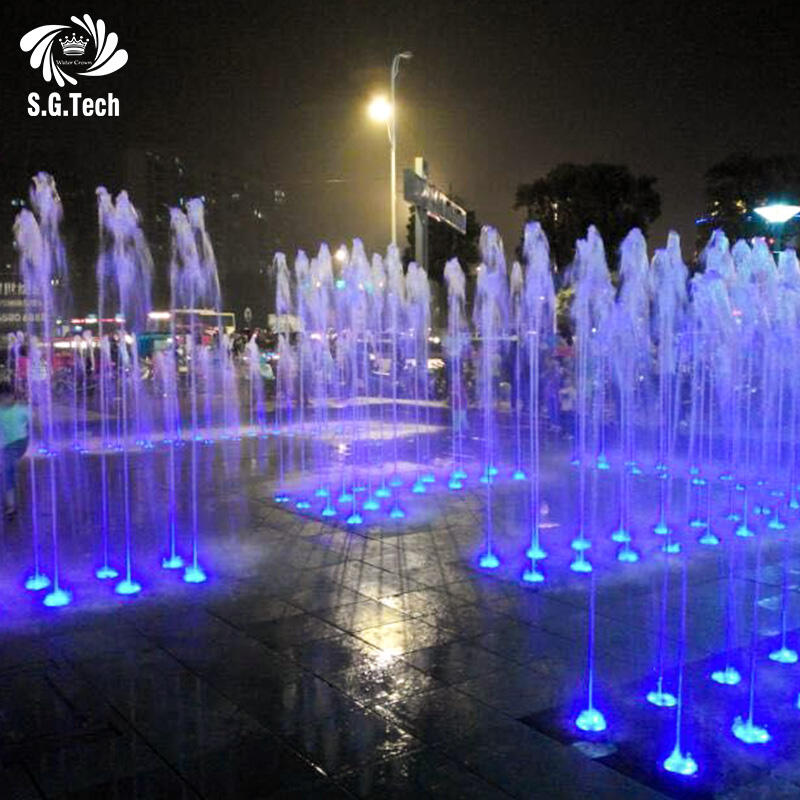 Customized Dry-land Fountain Plaza with Music and Dance DXM Programming Suitable for Outdoor Land Plazas