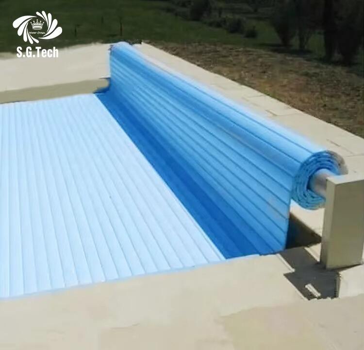 Automatic PC Cover Water Crown-Square Shape Swimming Pool Tool for Adults & Children Safe & Simple Popular with Outdoor Swimmers supplier