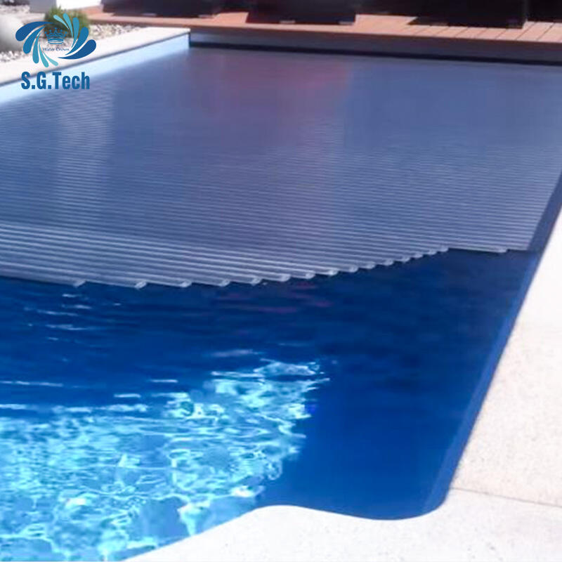 Water Crown Alta Gamma Personalizzata Completamente Automatica in Materiale PC Copertura per Piscina con Telecomando Esterna Durevole e Sicura