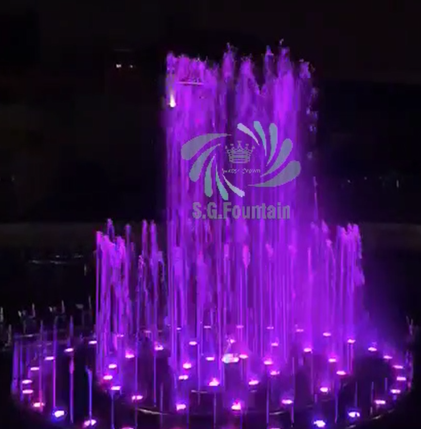 2025 Modern Customized Size Water Crown Music Fountain Outdoor and Garden Use Stone Garden Product