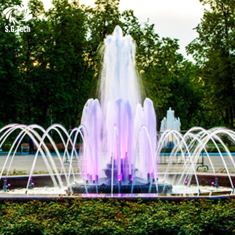 Водяна корона, індивідуальний садовий фонтан з нержавіючої сталі для відкритих просторів, підходить для благоустрою та декорації