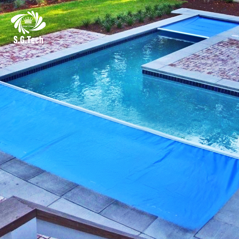 O Fabricante Water Crown Vende Tampa Automática para Piscina em Material PVC Tampa para Piscina Automática Totalmente Automática