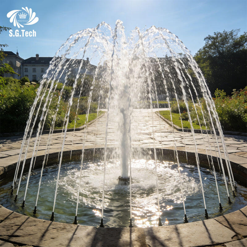 نافورة حديقة أنيقة في الهواء الطلق لمزاولة أعمال تنسيق الحدائق والزينة