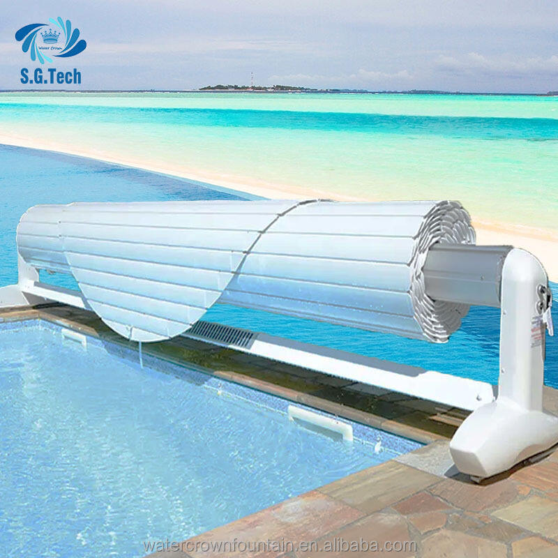 Slatted Swimming Pool Covers Light Transmitting Protection