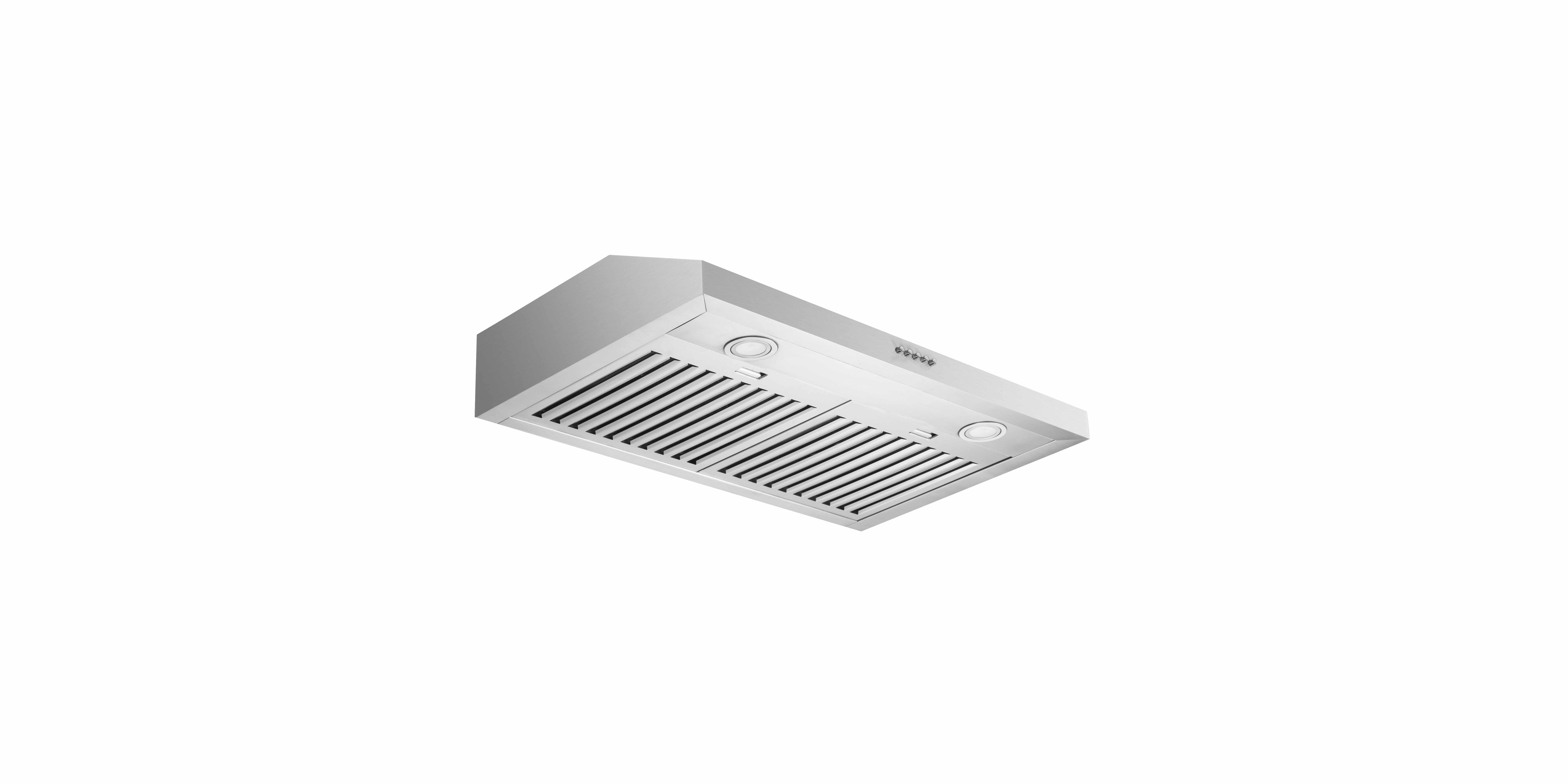 変換可能トップ 300-CFM レンジフード 下部キャビネット式 電気式 キッチン排気システム 米国仕様 ステンレス製 後方ダクト付き 家庭用