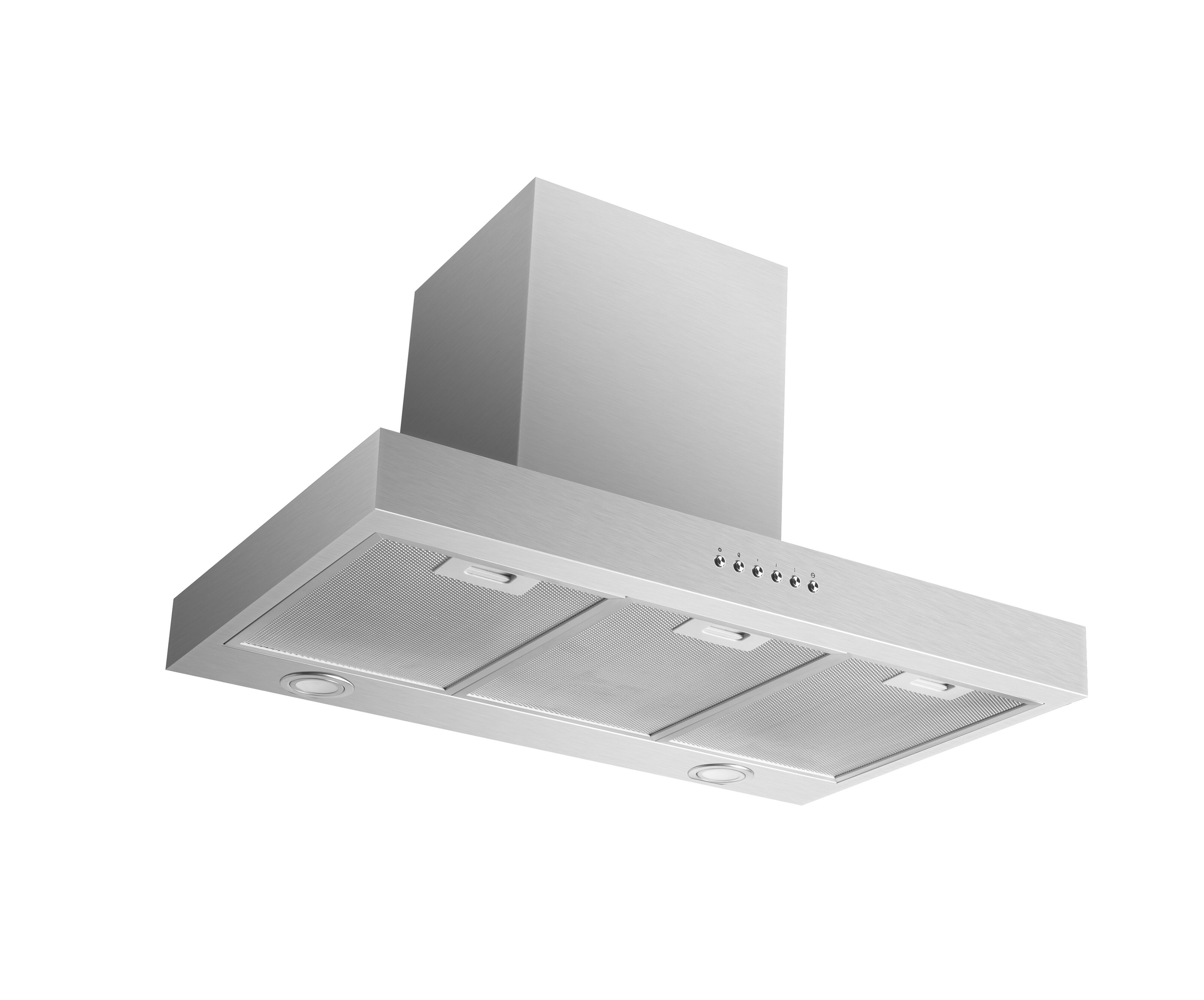 LEDライト付きレンジフード 排気機能付き 電気式 ステンレス鋼 壁掛け式チムニー 家庭用キッチン 米国プラグ付き 電気家庭用