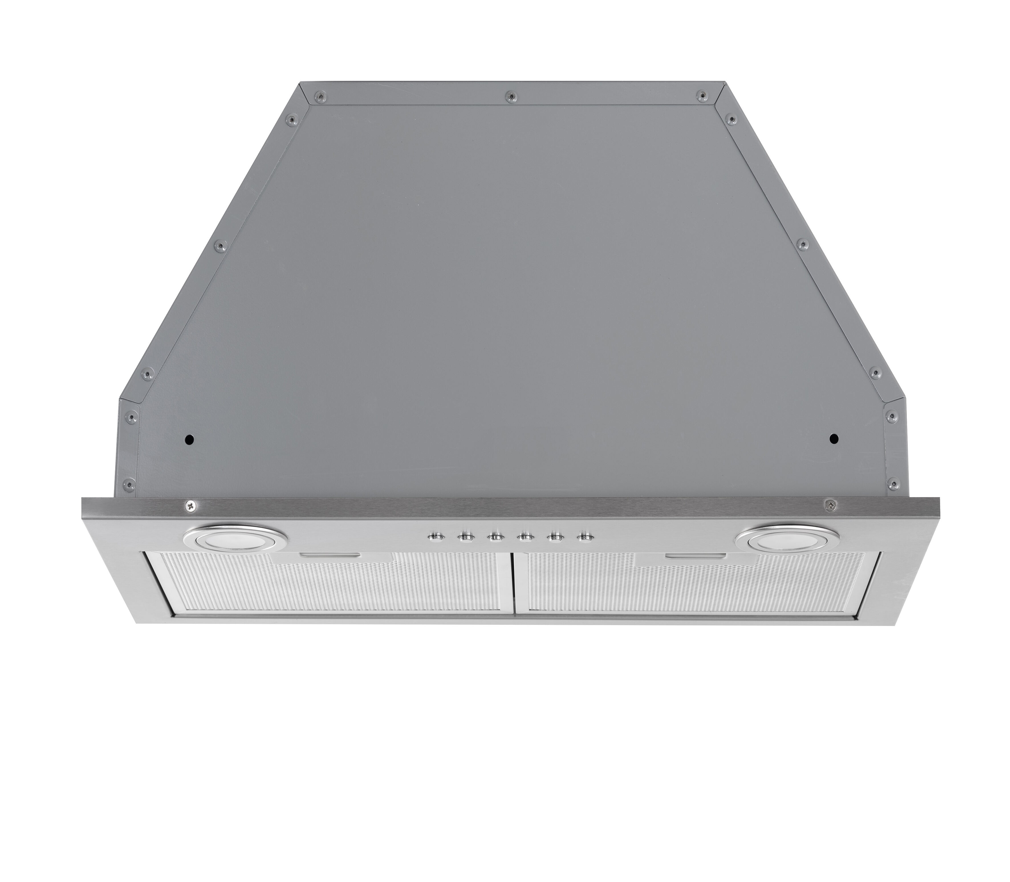 High Quality Commercial Kitchen Range Hood Low-Noise Electric Extractor with Stainless Steel Housing for Household Use