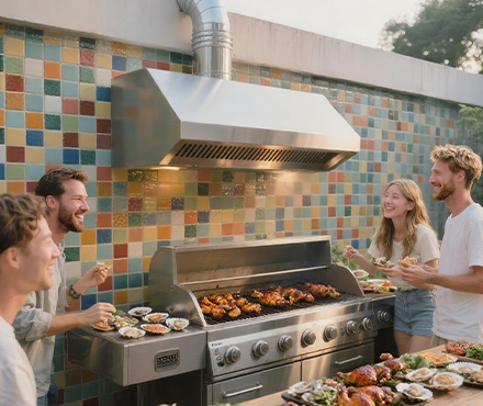 Hotte de BBQ