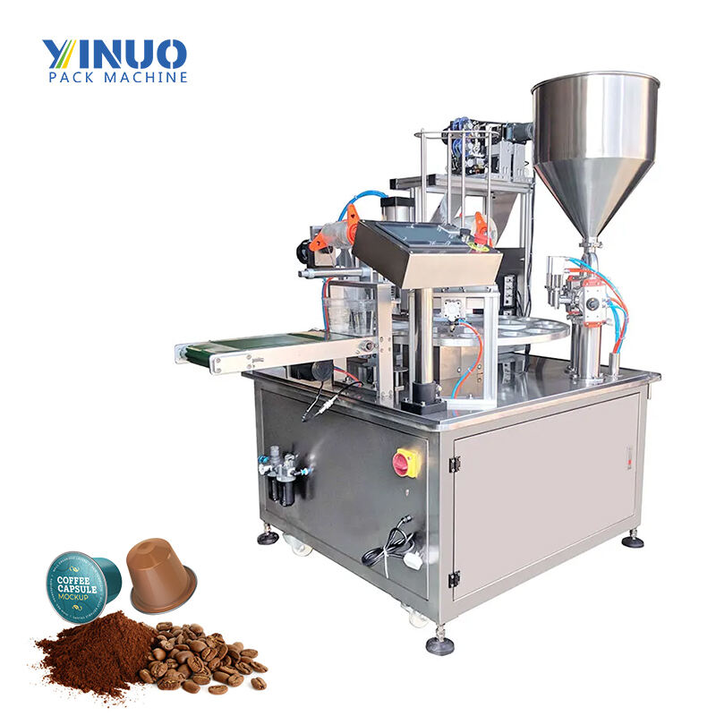 Fully Automatic Coffee Capsule Cup Powder Filling Sealing Machine