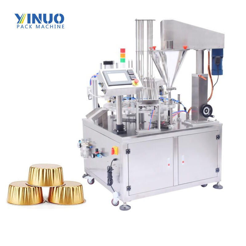 Fully Automatic Rotary Cup Filling Sealing Machine