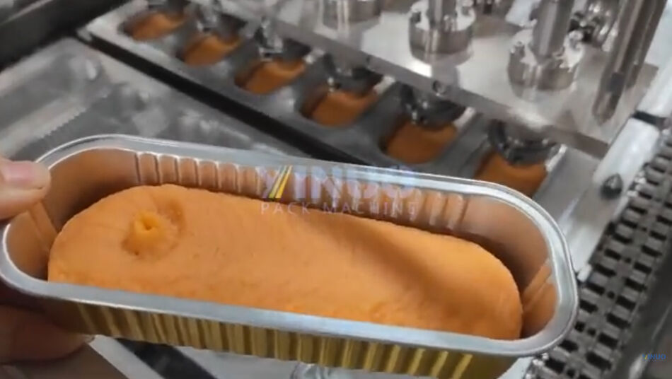 Mashed Sweet Potatoes Aluminum Foil Tray Filling and Sealing Machine with Movable Filling