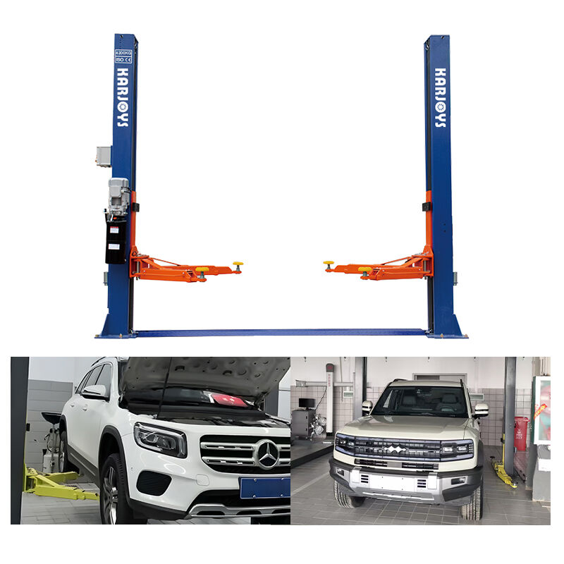 Verhoog produktiwiteit in jou werkswinkel met 'n twee-paal auto-lif