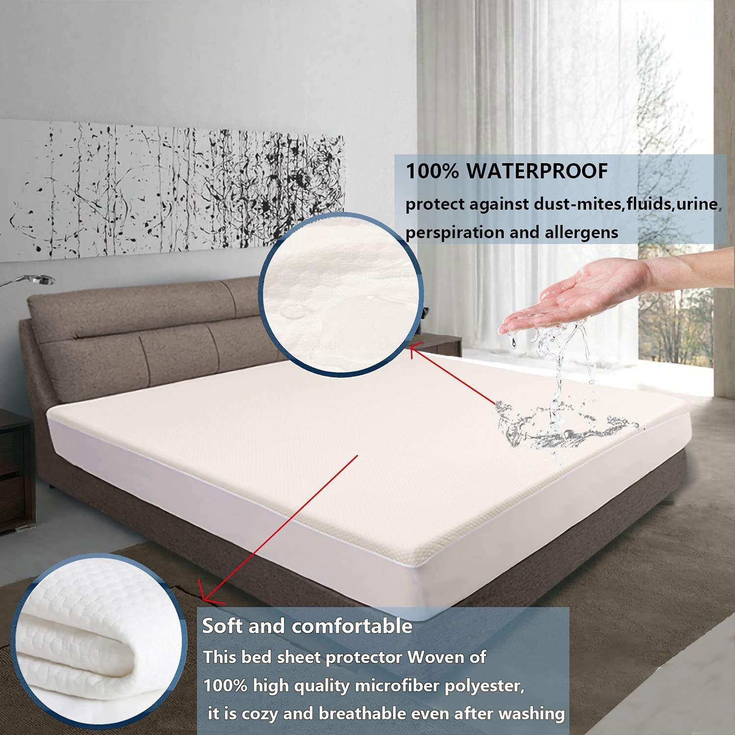 Comprehensive Protection with Silent Bedding Bed Bug Mattress Covers