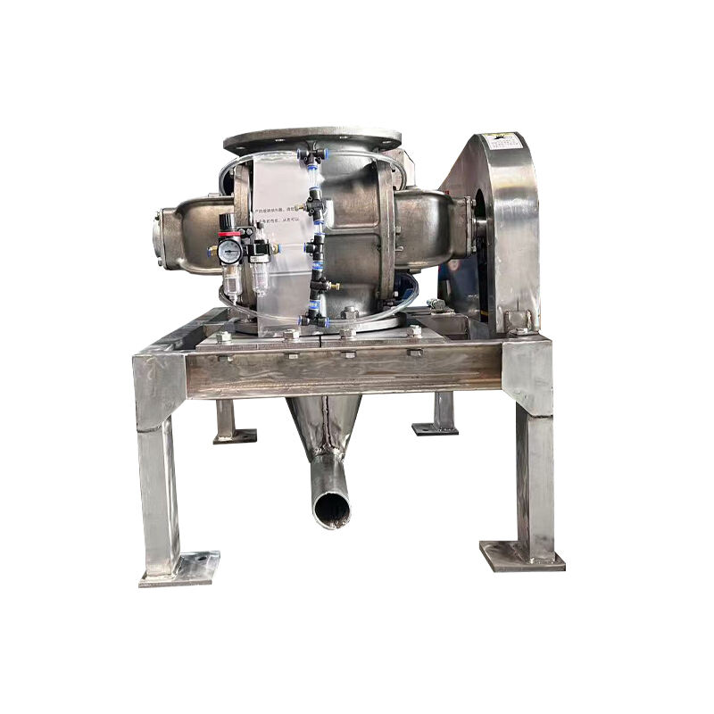 Pneumatic conveying rotary feeder
