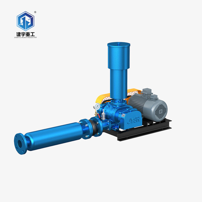 Trójlistowy wentylator Roots do przesyłu pneumatycznego jest wykorzystywany w rurociągach cyklicznych