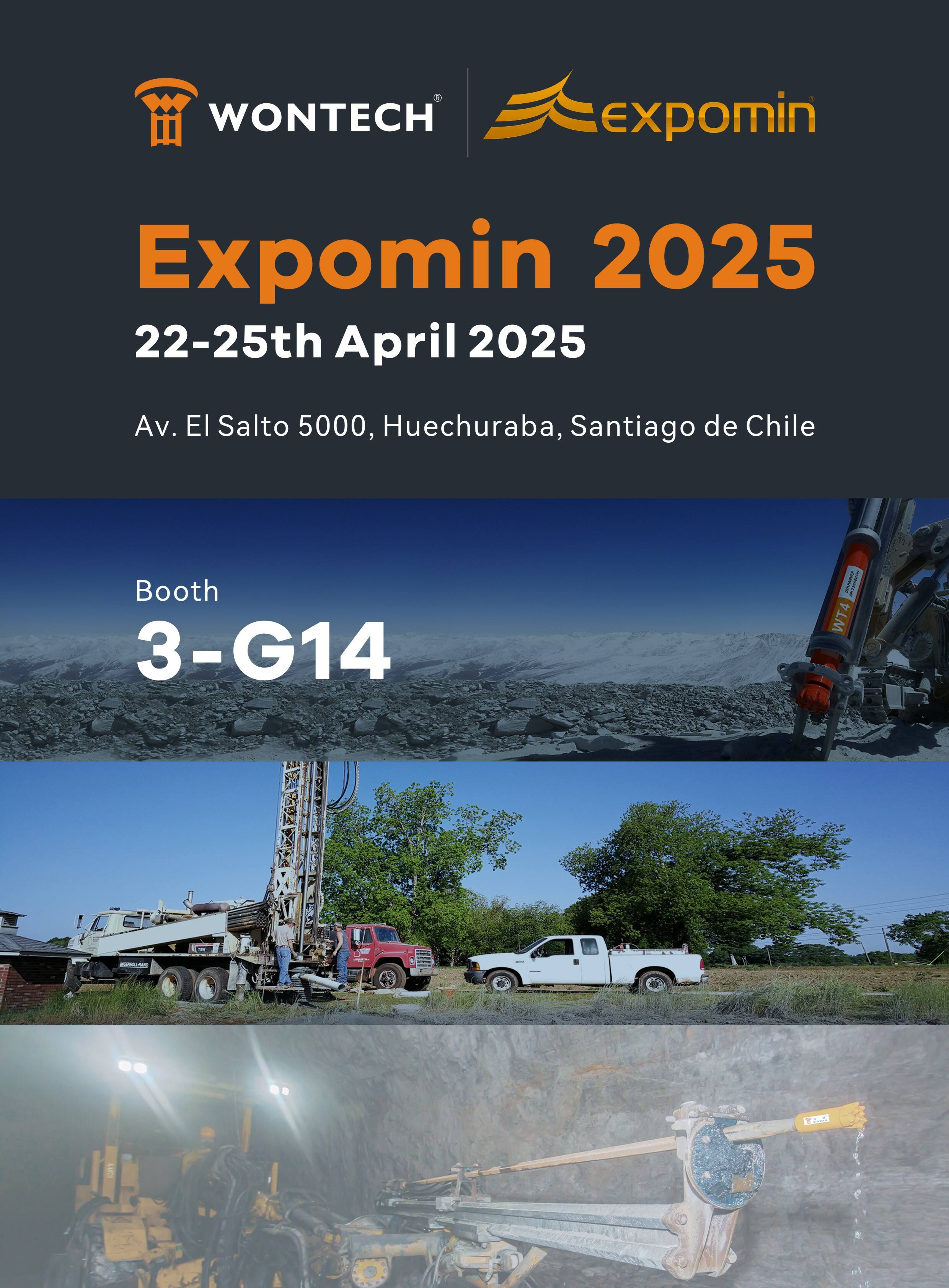 Wontech na Expomin 2025 v Santiago de Chile