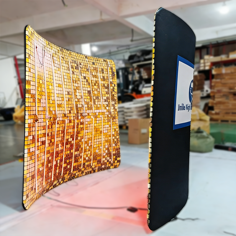 360 Spinner Photobooth Enclosure 360 photo Booth backdrop with led light