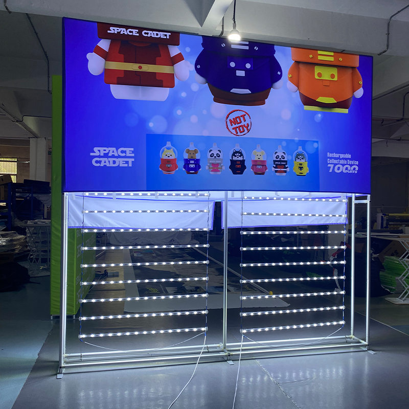 Modular Trade Show Booth for Reusable & Flexible Brand Display