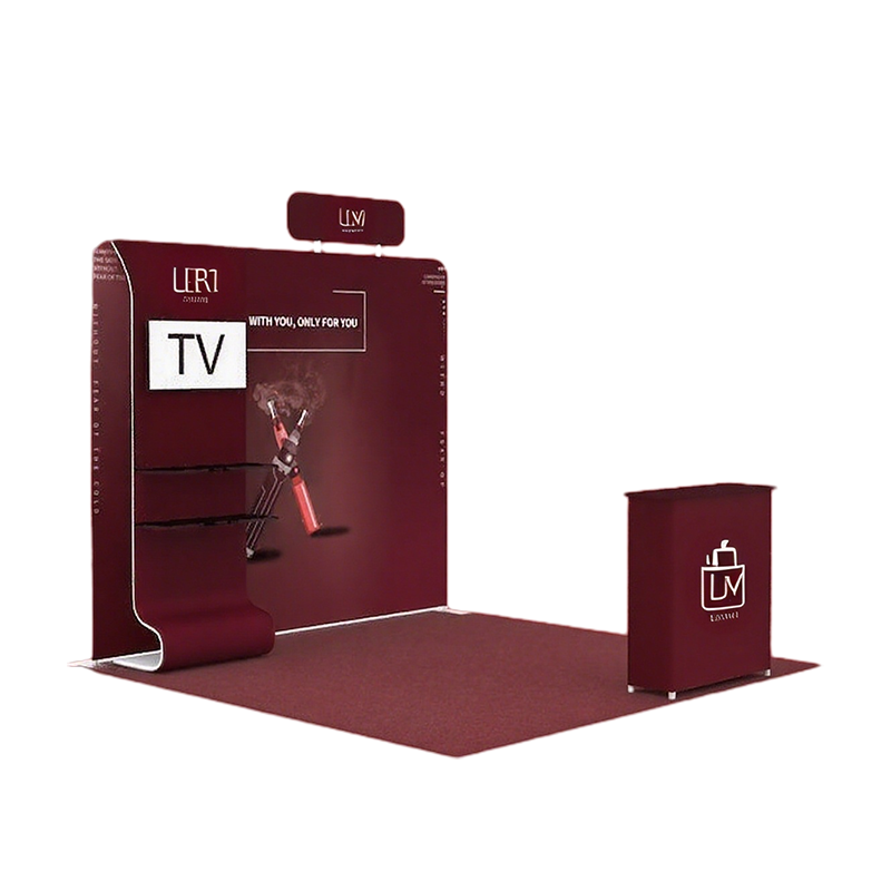 Modularna kabina wystawowa do elastycznych i wielokrotnie używanych ekspozycji