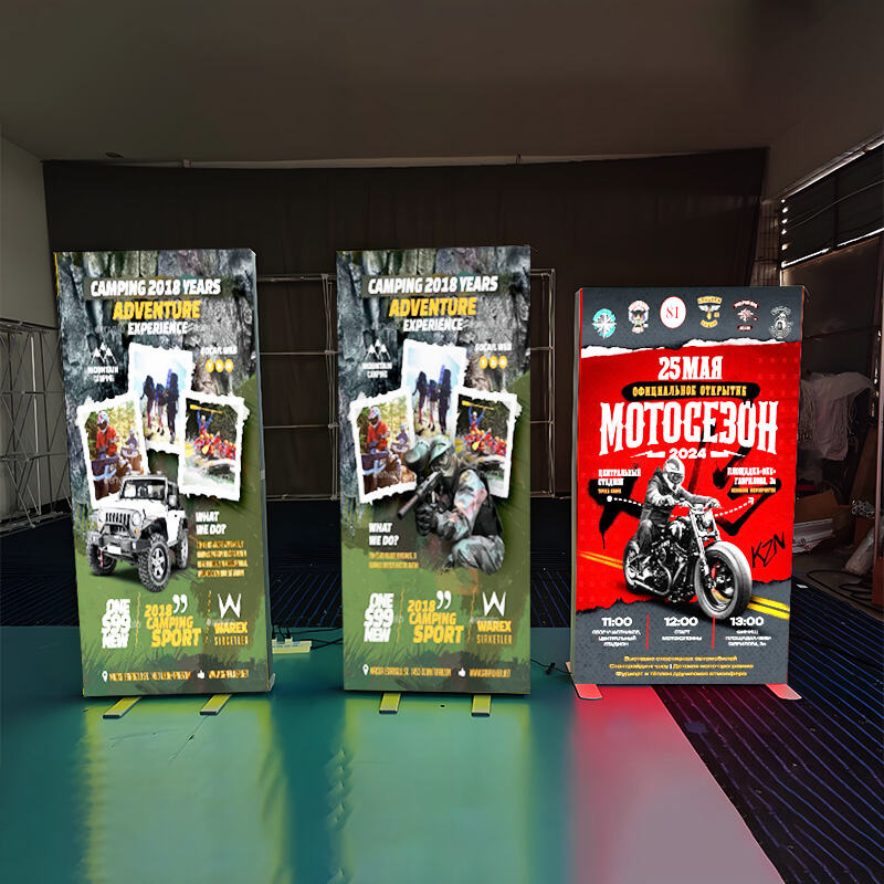 85*150cm/85*200cm/85*250cm Freestanding LED Fabric Lightbox SEG Standing Light Box