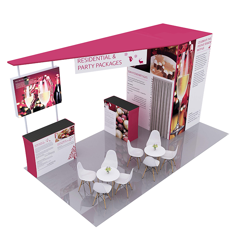 Przenośny i szybko montowany stoisko wystawowe na międzynarodowe targi handlowe