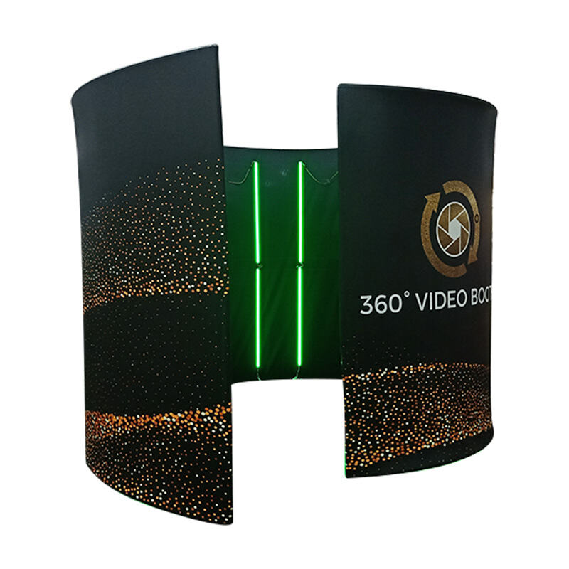 inklużjoni ta' Stend Esponattiv Stampat Personalizzat 360° – Sfond LED ...