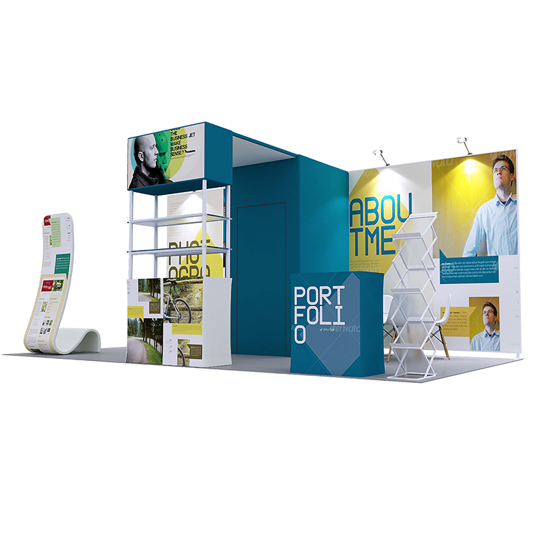 Wystawa premium z zintegrowanymi systemami wyświetlania