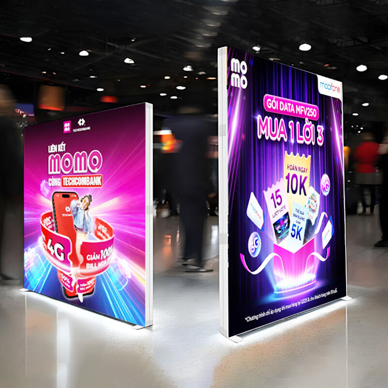 200*200cm/200*225cm/200*250cm Freestanding LED Fabric Lightbox SEG Standing Light Box