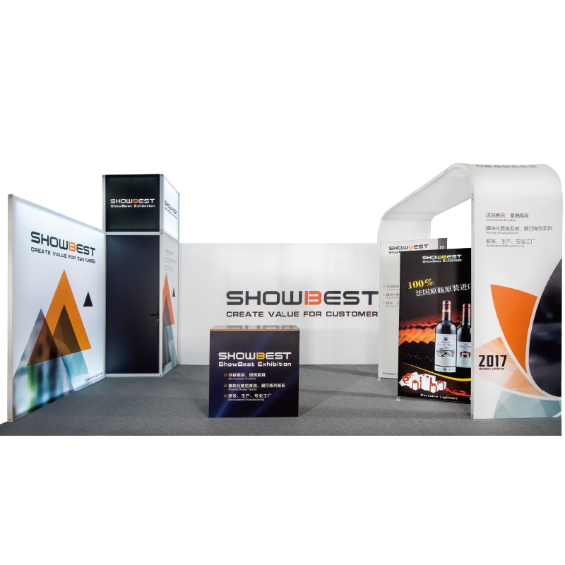 300*600cm/10ft*20ft Aluminum Modular Multi-functional Trade Show Exhibition Booth System