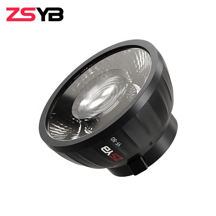 ZSYB YF-80 Mini Mount Fresnel Lens for Video Photographic Lighting Accessories