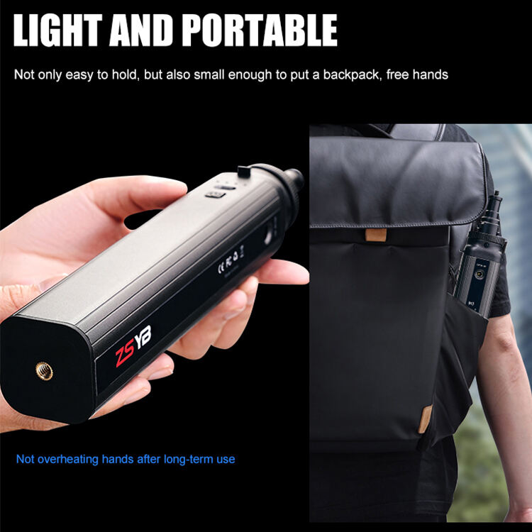 ZSYB D100 Battery Grid Type C USB-A PD100w Output Power Bank for Video Fill Light