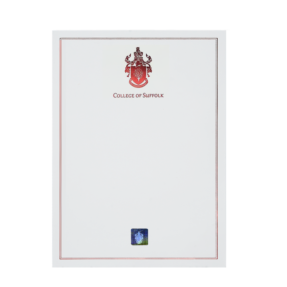 Anti-Counterfeit Watermark Letterhead Paper for College