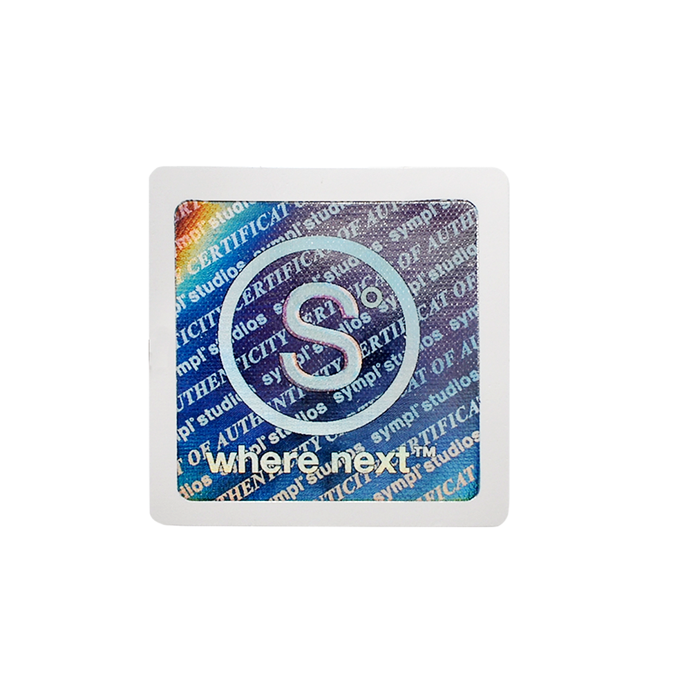 Anti-counterfeit Woven Label with hologram