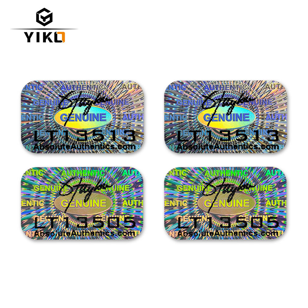 Custom Disposable Spice Label Stickers Hologram Box Label Sticker