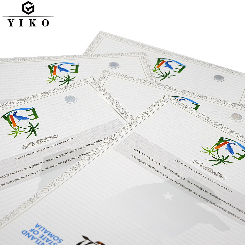 anti counterfeit property certificate paper for institution-1