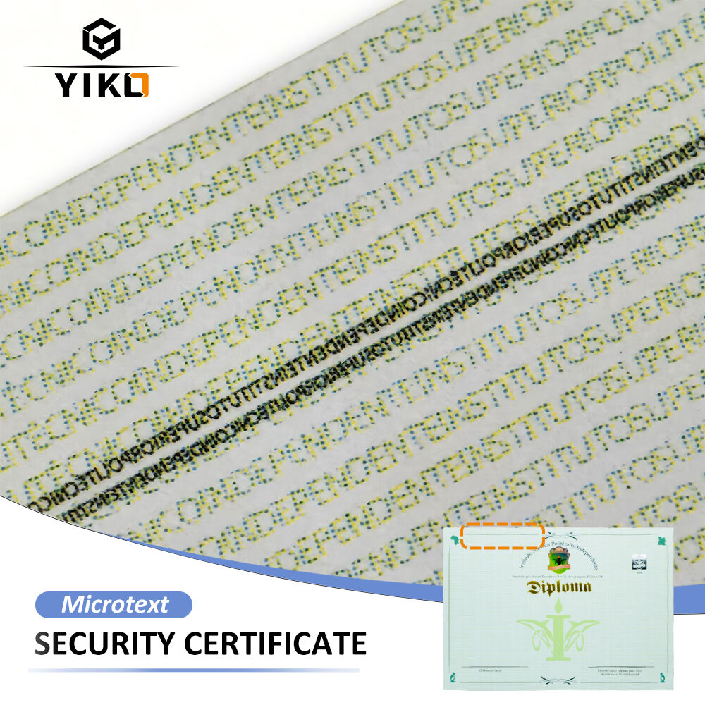 Custom Security Diploma Certificate Paper Printing With Gold Stamping University Graduation Smooth College Diploma Certificate factory