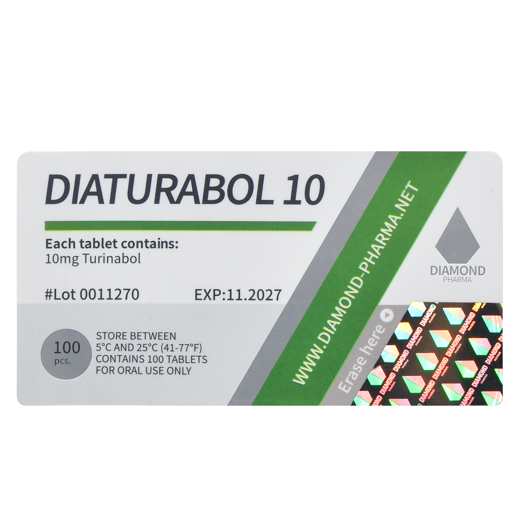 Anti-counterfeiting labels with holographic scratch-off silver