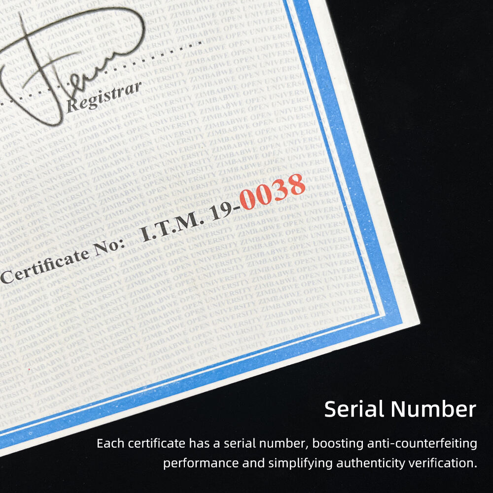 anti counterfeit diploma certificate paper for college452-6