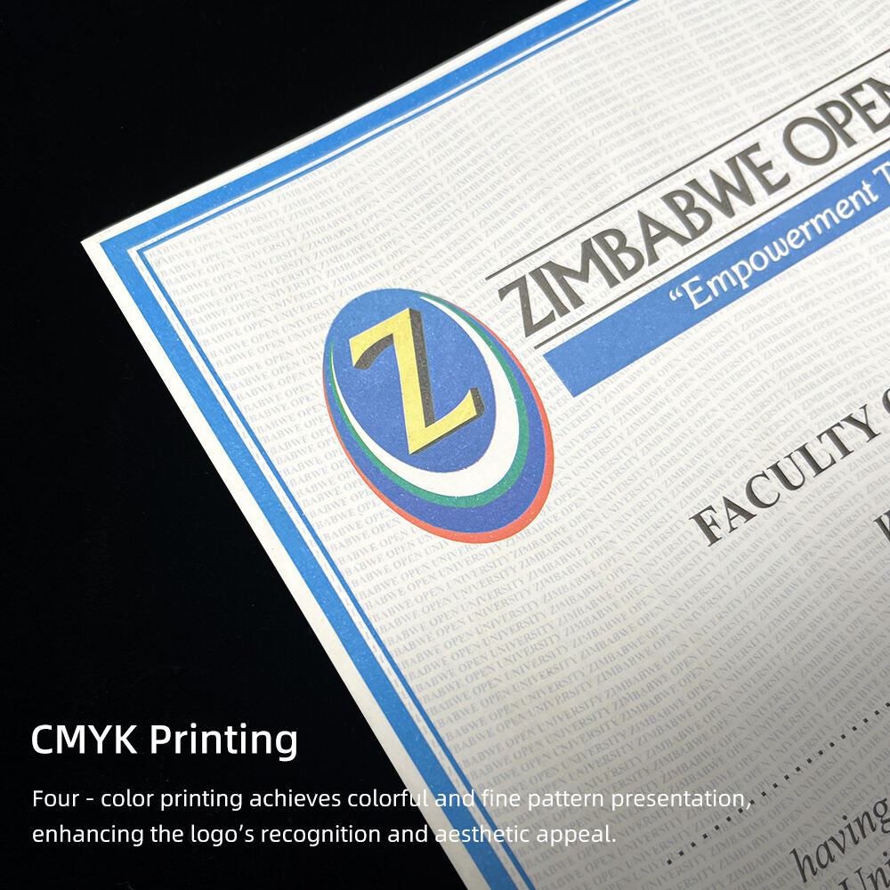 anti counterfeit diploma certificate paper for college452-5