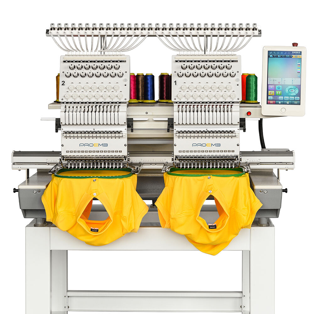 PROEMB FW-1502 Two Head Cap T-shirt Commercial Embroidery Machine